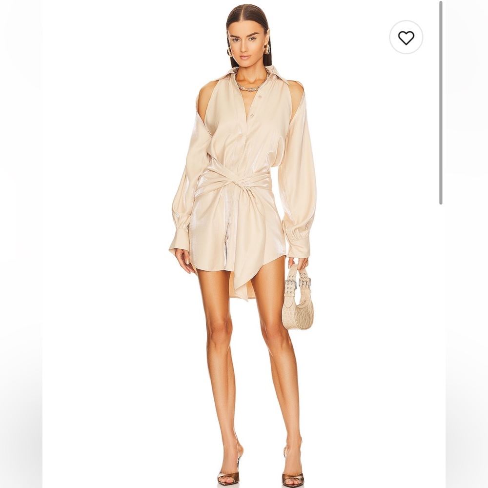 NONchalant the Label cream cut out dress